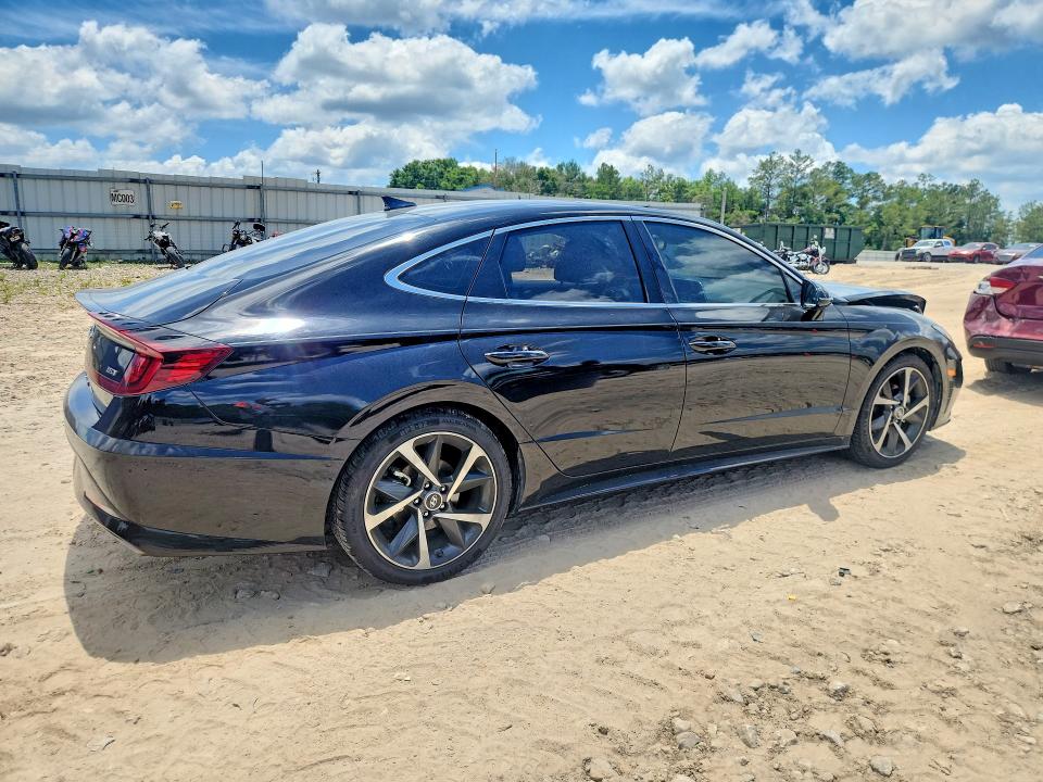 2023 Hyundai Sonata VIN KMHL44J2XPA272175 COPART salvage auction — FRONT END, Fl - Cert Of Title Slvg Rebuildable, sold $7,600 on 2026-07-10 (photo 3)