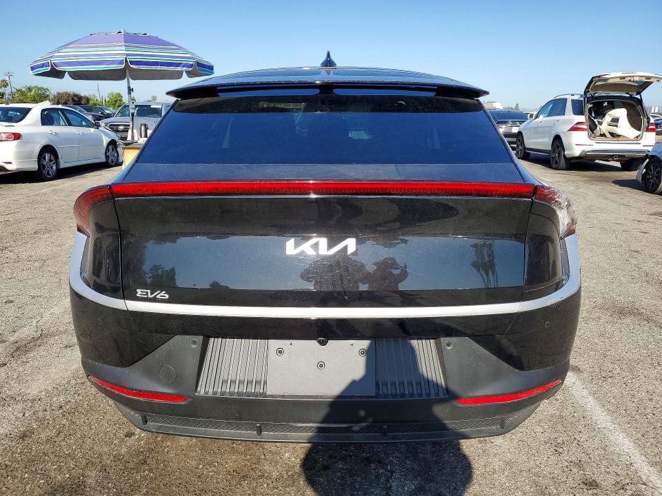 2024 Kia Ev6 VIN KNDC34LA0R5621917 COPART salvage auction — SIDE, Ca - Salvage Certificate, sold $12,700 on 2026-07-24 (photo 6)