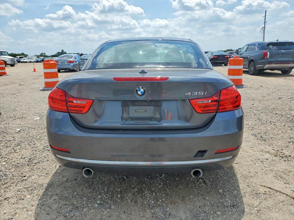 2016 BMW 4er VIN WBA3T3C56G5A41839 COPART salvage auction — HAIL, Tx - Certificate Of Title, sold $7,500 on 2026-07-20 (photo 6)