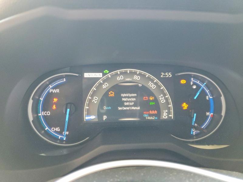 2024 Toyota Rav 4 VIN JTMRWRFV0RJ058355 COPART salvage auction — FRONT END, Ca - Salvage Certificate, sold $13,600 on 2026-07-02 (photo 9)