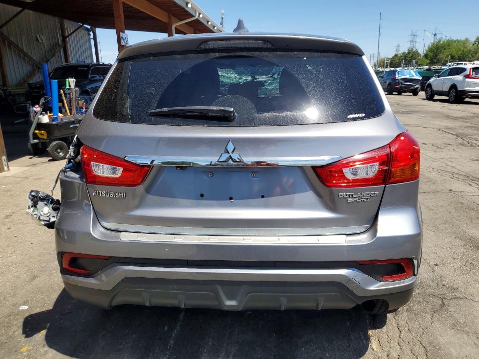 2019 Mitsubishi Outlander VIN JA4AR3AU5KU005424 COPART salvage auction — ROLLOVER, Co - Public - Salvage Title, sold $1,550 on 2026-07-07 (photo 6)