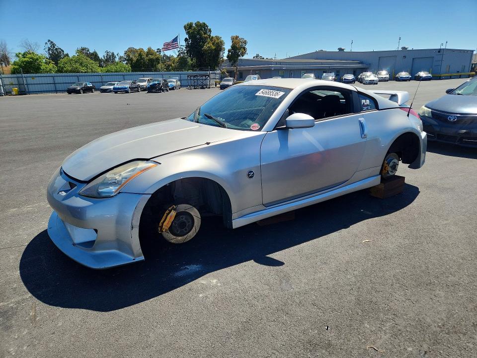 2003 Nissan 350z VIN JN1AZ34D83T111541 COPART salvage auction — VANDALISM, Ca - Non-Repairable Vehicle Cert, sold $60 on 2026-07-27 (photo 1)