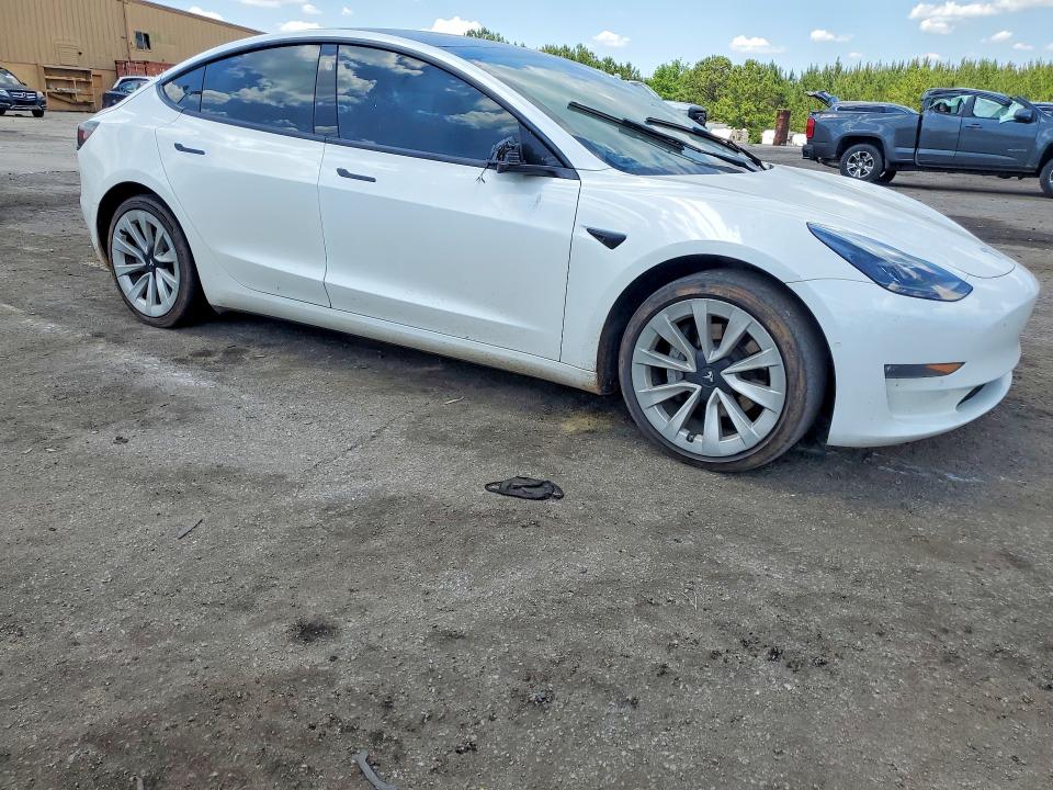 2022 Tesla Model 3 VIN 5YJ3E1EB6NF103222 COPART salvage auction — REAR END, Ga - Certificate Of Title, sold $11,500 on 2026-07-27 (photo 4)