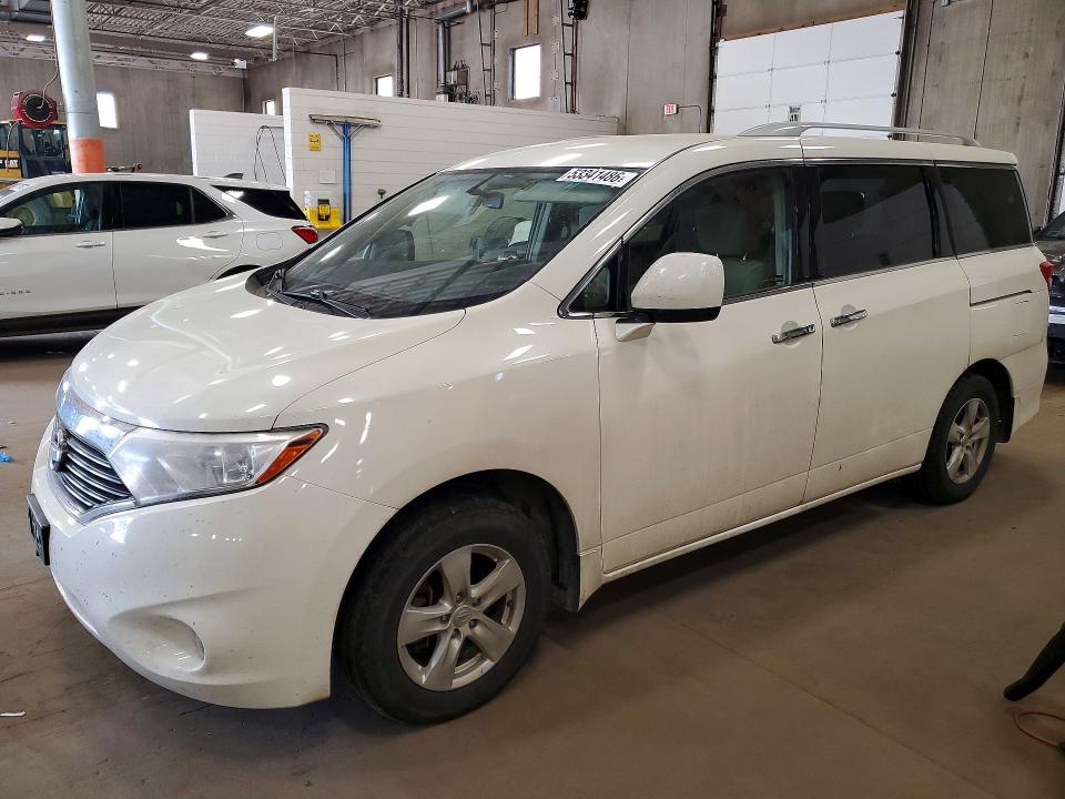 2016 Nissan Quest VIN JN8AE2KP5G9151387 COPART salvage auction — SIDE, Mn - Cert Of Title-Prior Salvage, sold $1,350 on 2026-07-07 (photo 1)