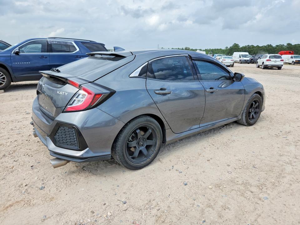 2017 Honda Civic VIN SHHFK7H20HU226229 COPART salvage auction — REAR END, Tx - Salvage Vehicle Title, sold $3,050 on 2026-07-21 (photo 3)