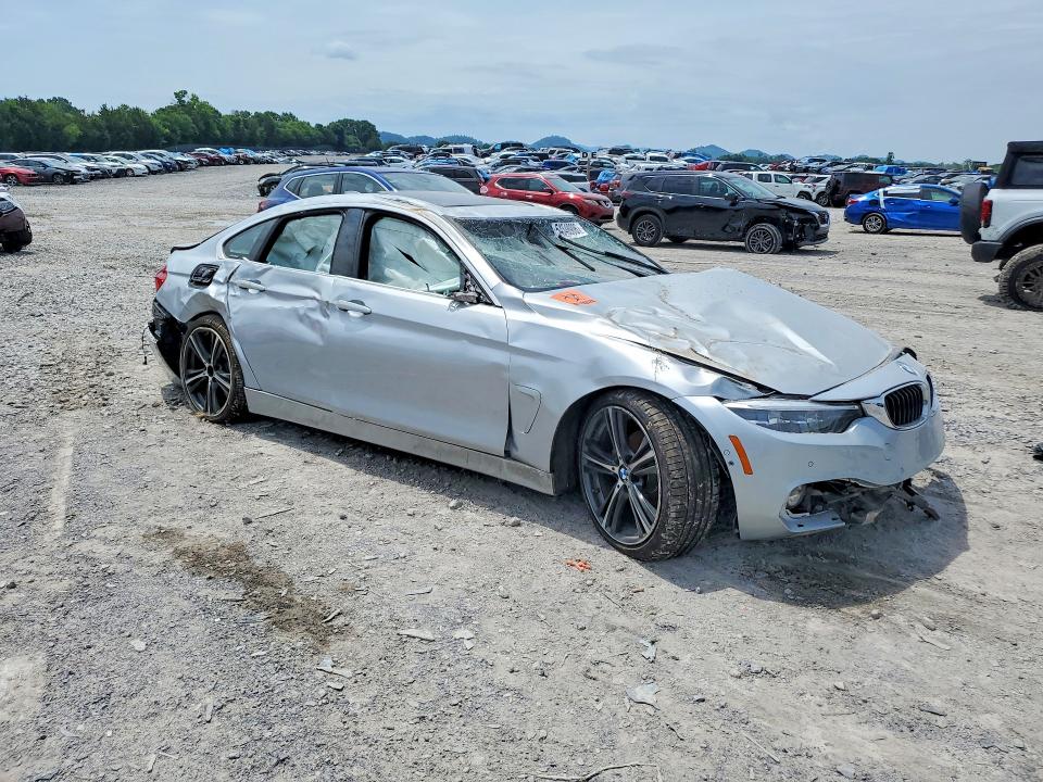 2019 BMW 4er VIN WBA4J1C57KBM15574 COPART salvage auction — ROLLOVER, Ga - Cert Of Title-Salvage, sold $1,350 on 2026-07-15 (photo 4)