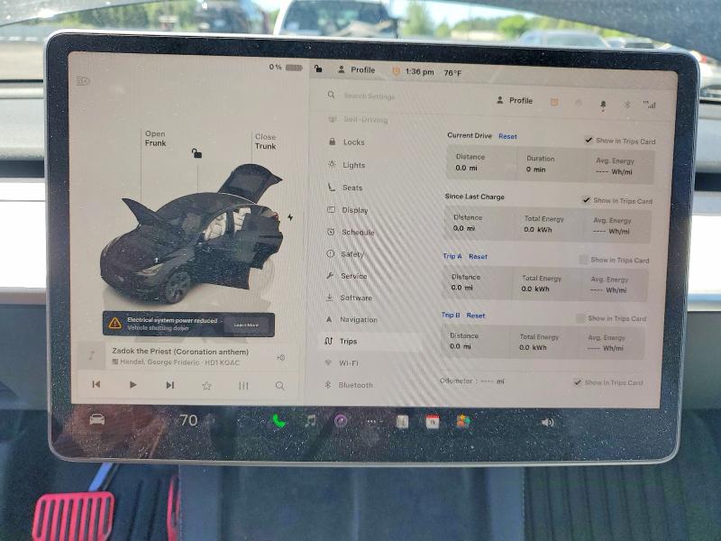 2024 Tesla Model y VIN 7SAYGDEEXRF129701 COPART salvage auction — REAR END, Id - Salvage Certificate Of Title, sold $13,600 on 2026-07-29 (photo 9)