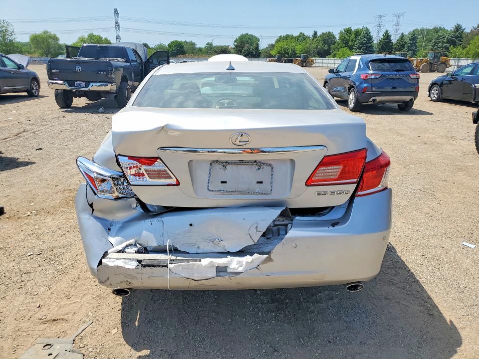 2012 Lexus ES VIN JTHBK1EG7C2475330 COPART salvage auction — REAR END, Il - Salvage Certificate, sold $1,700 on 2026-07-09 (photo 6)
