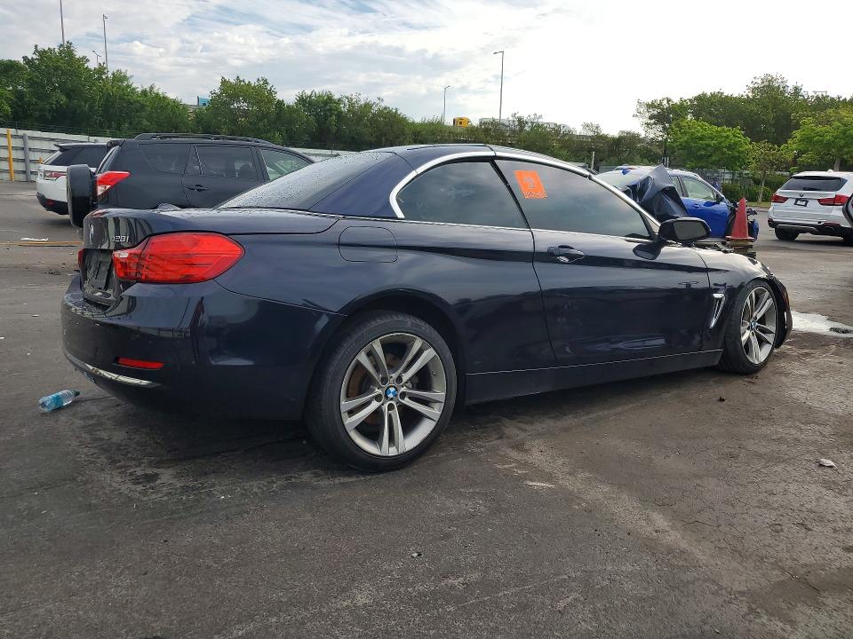 2016 BMW 4er VIN WBA3V7C54G5A28346 COPART salvage auction — FRONT END, Fl - Cert Of Title Slvg Rebuildable, sold $400 on 2026-08-17 (photo 3)