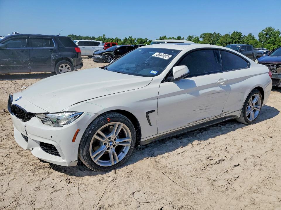 2015 BMW 4er VIN WBA3N5C51FK484838 COPART salvage auction — SIDE, TX - SALVAGE VEHICLE TITLE (P), sold $2,000 on 2026-07-31 (photo 1)