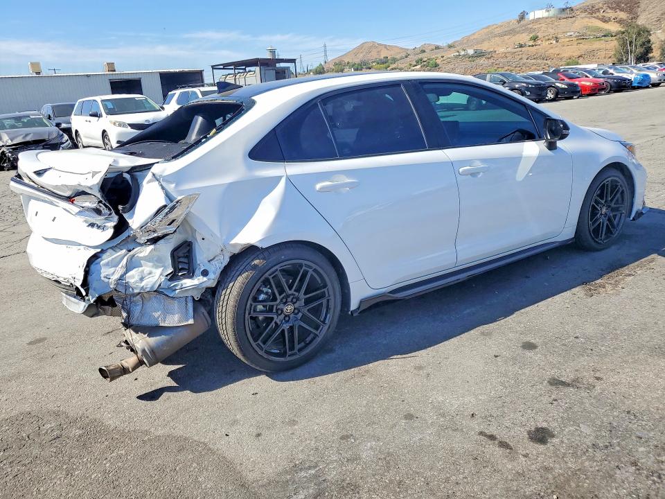 2022 Toyota Corolla VIN 5YFS4MCE0NP135116 COPART salvage auction — REAR END, Ca - Salvage Certificate, sold $4,350 on 2026-07-27 (photo 3)