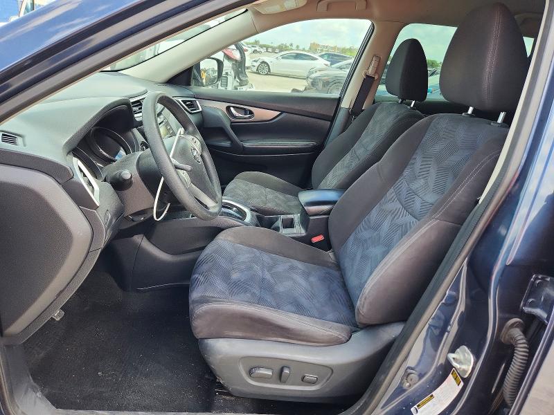 2016 Nissan Rogue VIN KNMAT2MT5GP634384 COPART salvage auction — FRONT END, Fl - Cert Of Title Slvg Rebuildable, sold $800 on 2026-07-13 (photo 7)