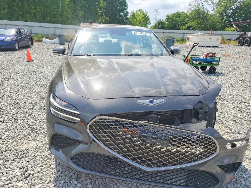 2023 Genesis G70 VIN KMTG34TA7PU131285 COPART salvage auction — FRONT END, Nc - Salvage Certificate Of Title, sold $8,100 on 2026-07-22 (photo 5)