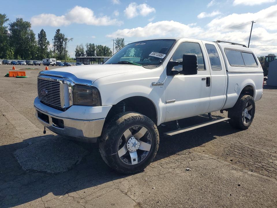 2007 Ford F250 VIN 1FTSX21P77EA14504 COPART salvage auction — SIDE, Wa - Vehicle Cert Of Ownership-Titl, sold $2,500 on 2026-07-08 (photo 1)
