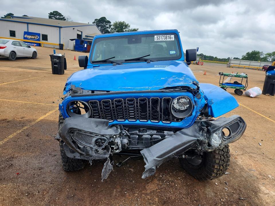 2025 Jeep Gladiator VIN 1C6PJTAG1SL538224 COPART salvage auction — FRONT END, Tx - Salvage Vehicle Title, sold $13,100 on 2026-07-27 (photo 5)