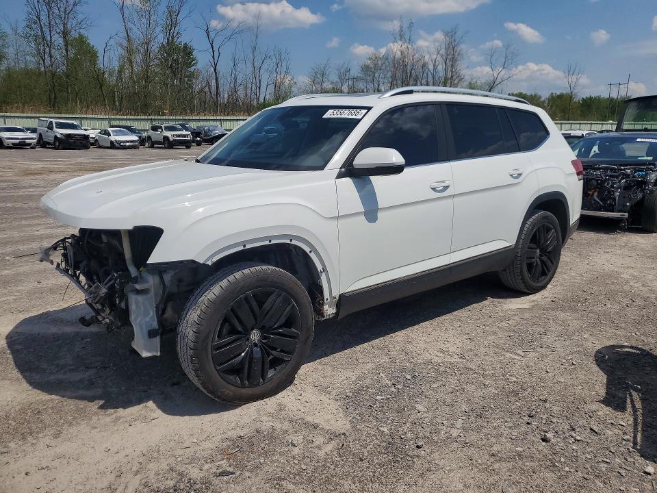 2019 Volkswagen Atlas VIN 1V2ER2CA8KC554379 COPART salvage auction — FRONT END, Ny - Mv907A-Parts Only, sold $2,400 on 2026-08-24 (photo 1)