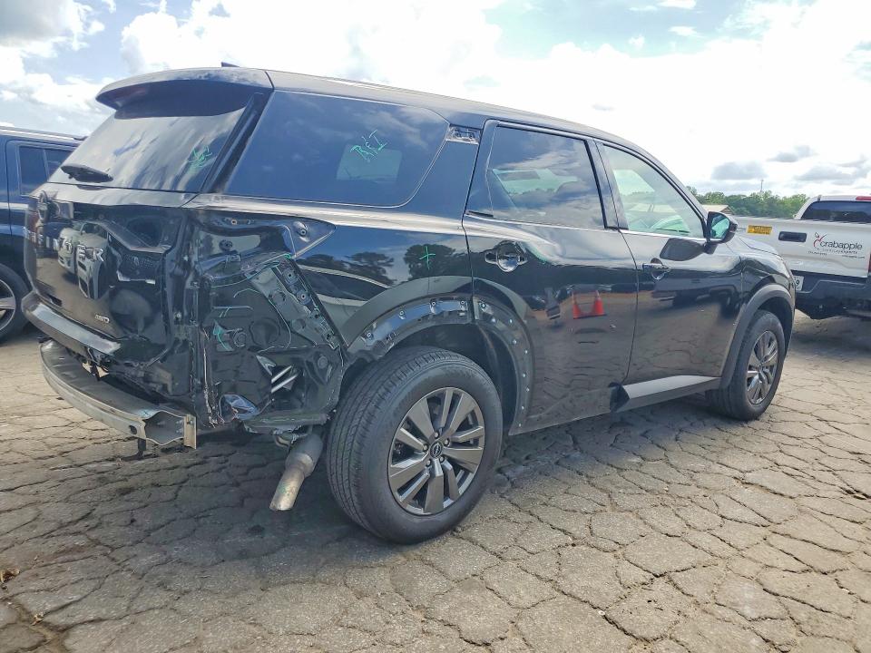 2025 Nissan Pathfinder VIN 5N1DR3BC4SC200893 COPART salvage auction — REAR END, Ga - Cert Of Title-Salvage, sold $13,100 on 2026-07-24 (photo 3)