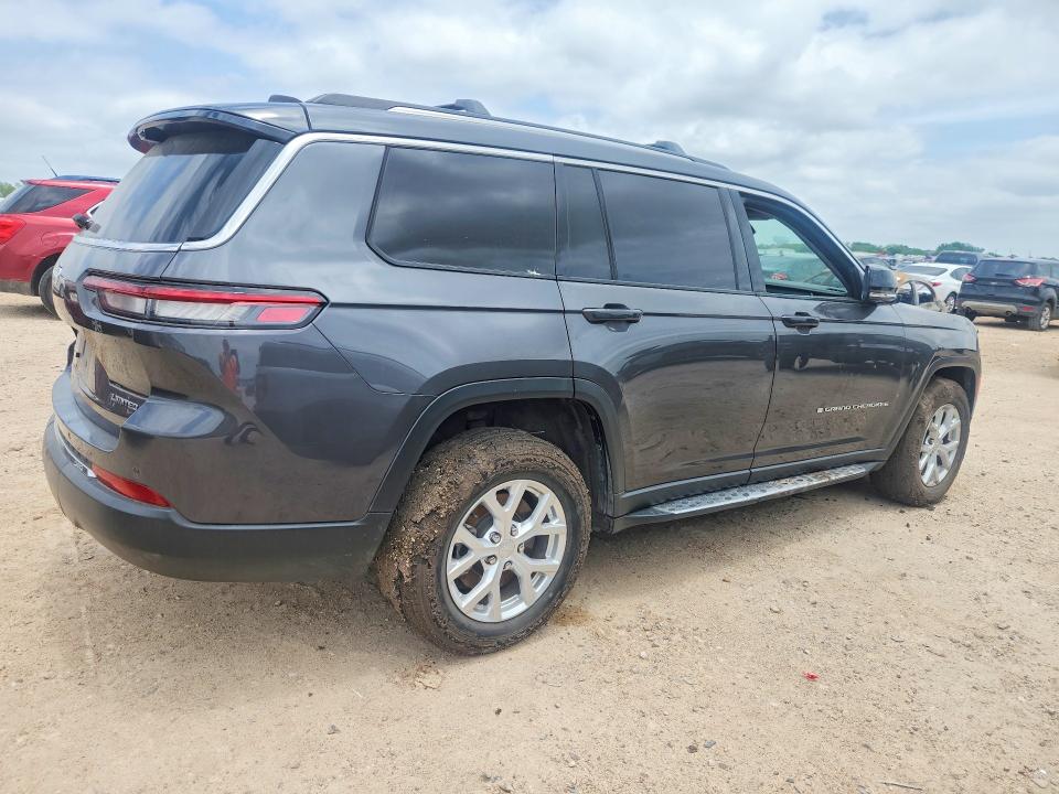 2023 Jeep Grand cherokee l VIN 1C4RJKBG8P8713539 COPART salvage auction — BURN, Tx - Salvage Vehicle Title, sold $6,900 on 2026-07-02 (photo 3)