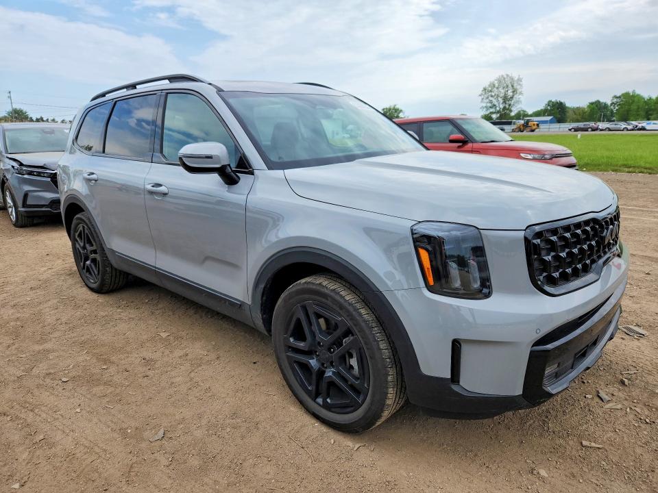 2025 Kia Telluride VIN 5XYP5DGC0SG596019 COPART salvage auction — HAIL, Oh - Cert Of Title-Salvage, sold $22,300 on 2026-07-02 (photo 4)