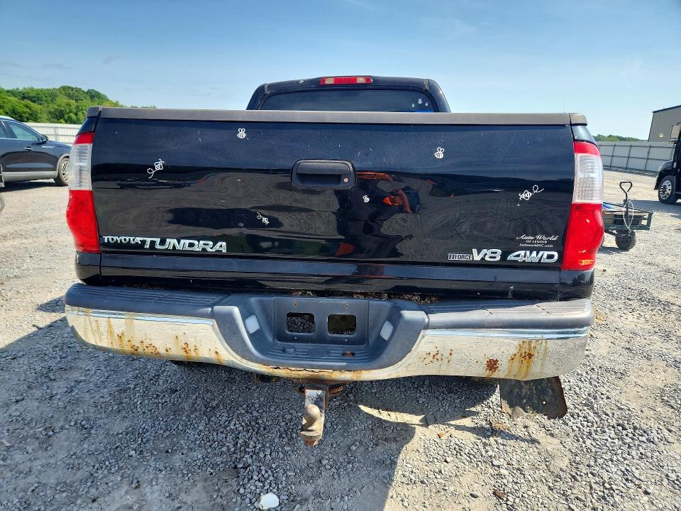 2006 Toyota Tundra VIN 5TBDT44176S516454 COPART salvage auction — UNDERCARRIAGE, Nc - Dealer Only Clean Title, sold $800 on 2026-07-15 (photo 6)