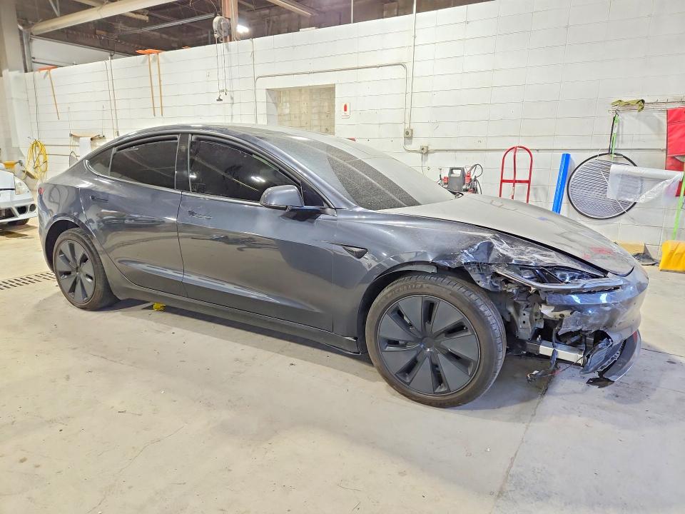 2025 Tesla Model 3 VIN 5YJ3E1EB0SF960180 COPART salvage auction — FRONT END, Mn - Cert Of Title-Salvage, sold $12,600 on 2026-08-25 (photo 4)