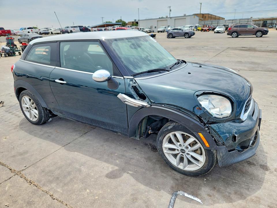 2013 Mini VIN WMWSS5C50DWN66621 COPART salvage auction — FRONT END, Tx - Salvage Vehicle Title, sold $1,100 on 2026-07-27 (photo 4)