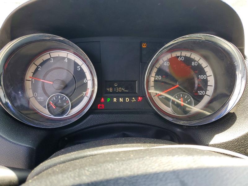2018 Dodge Grand caravan VIN 2C4RDGBG2JR135759 COPART salvage auction — FRONT END, Ca - Salvage Certificate, sold $550 on 2026-07-02 (photo 9)