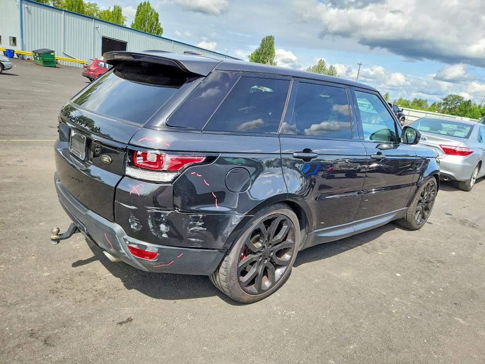 2014 Land rover RANGE ROVER VIN SALWR2TF7EA382842 COPART salvage auction — FRONT END, Or - Salvage Title Certificate, sold $3,100 on 2026-07-08 (photo 3)