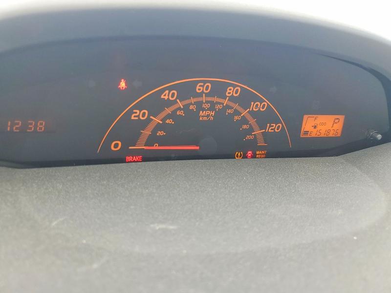 2011 Toyota Yaris VIN JTDKT4K30B5330516 COPART salvage auction — REAR END, Tx - Salvage Vehicle Title, sold $1,000 on 2026-07-16 (photo 9)