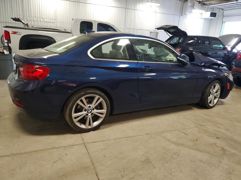 2015 BMW 2 series VIN WBA1F7C50FVX96180 COPART salvage auction — FRONT END, MN - CERT OF TITLE-SALVAGE, sold $525 on 2026-09-01 (photo 3)