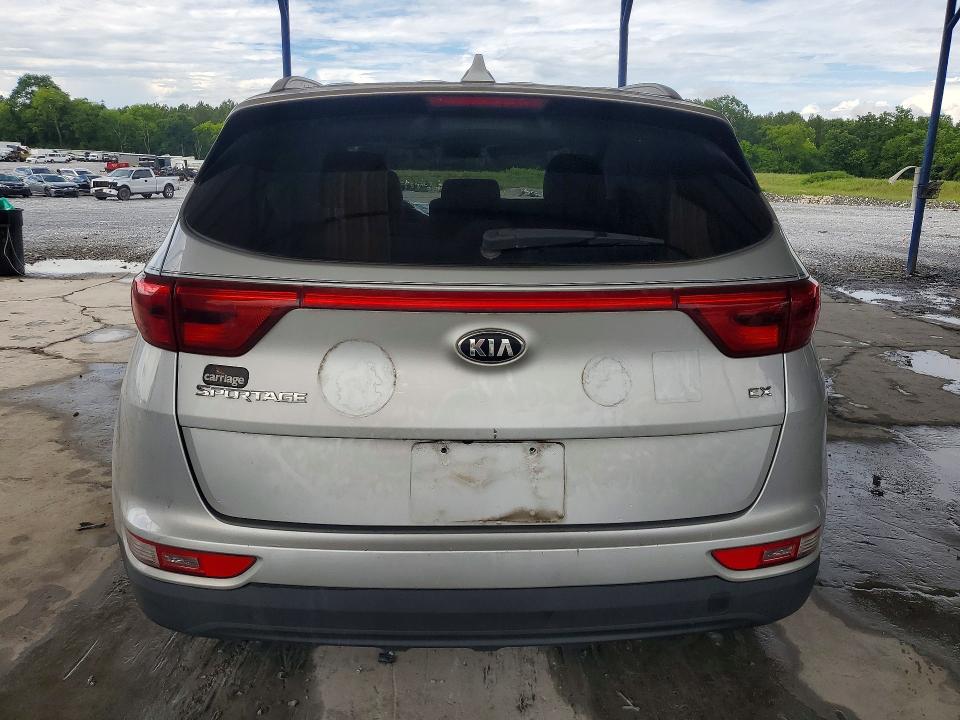 2019 Kia Sportage VIN KNDPN3AC6K7555717 COPART salvage auction — ROLLOVER, Ga - Cert Of Title-Salvage, sold $850 on 2026-07-30 (photo 6)