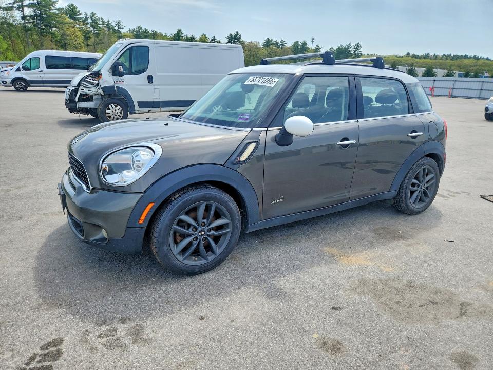 2013 Mini Cooper VIN WMWZC5C52DWP32360 COPART salvage auction — MECHANICAL, Me - Certificate Of Title (P), sold $800 on 2026-07-29 (photo 1)