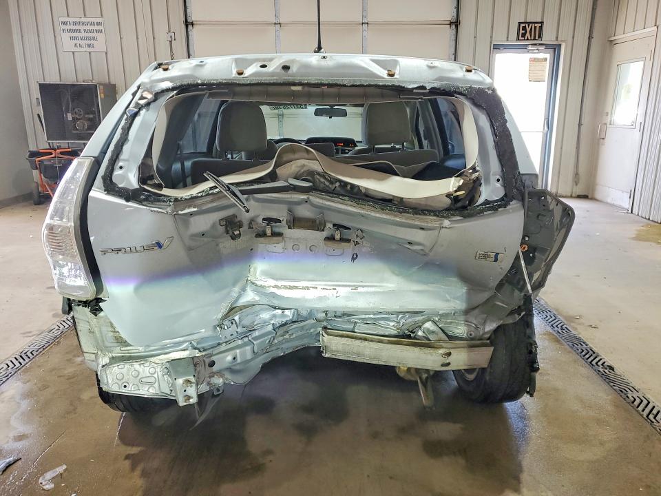 2012 Toyota Prius VIN JTDZN3EUXC3073305 COPART salvage auction — REAR END, Pa - Certificate Of Salvage, sold $725 on 2026-07-16 (photo 6)