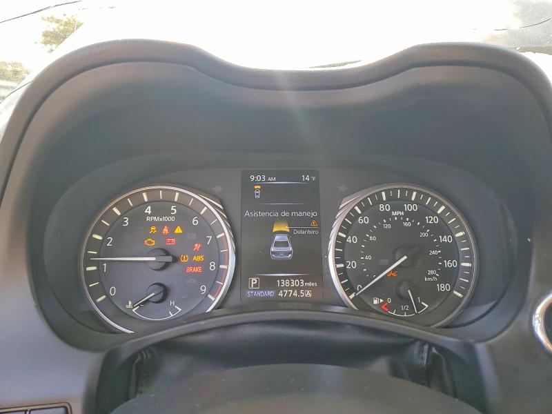 2020 Infiniti Q50 VIN JN1EV7AP9LM201424 COPART salvage auction — FRONT END, Fl - Cert Of Title Slvg Rebuildable, sold $1,800 on 2026-07-06 (photo 9)