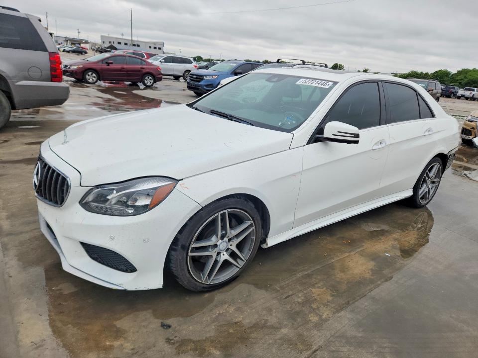 2014 Mercedes-benz E-klasse VIN WDDHF5KB0EA975442 COPART salvage auction — REAR END, Tx - Salvage Vehicle Title, sold $3,550 on 2026-07-13 (photo 1)