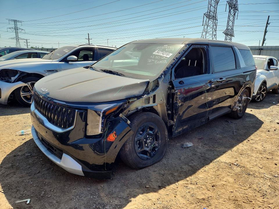 2025 Kia Carnival VIN KNDNB5K36S6543891 COPART salvage auction — FRONT END, Il - Salvage Certificate, sold $14,100 on 2026-07-09 (photo 1)