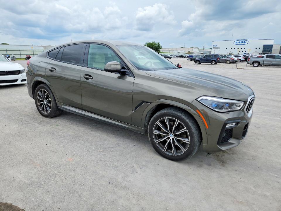 2021 BMW X6 VIN 5UXCY4C07M9D83172 COPART salvage auction — MECHANICAL, Ar - Certificate Of Title, sold $27,000 on 2026-07-17 (photo 4)