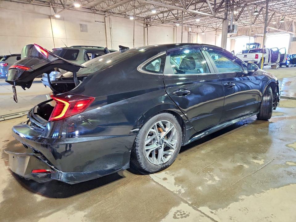 2022 Hyundai Sonata VIN KMHL14JA9NA218914 COPART salvage auction — REAR END, WV - CERTIFICATE OF TITLE, sold $1,250 on 2026-07-23 (photo 3)