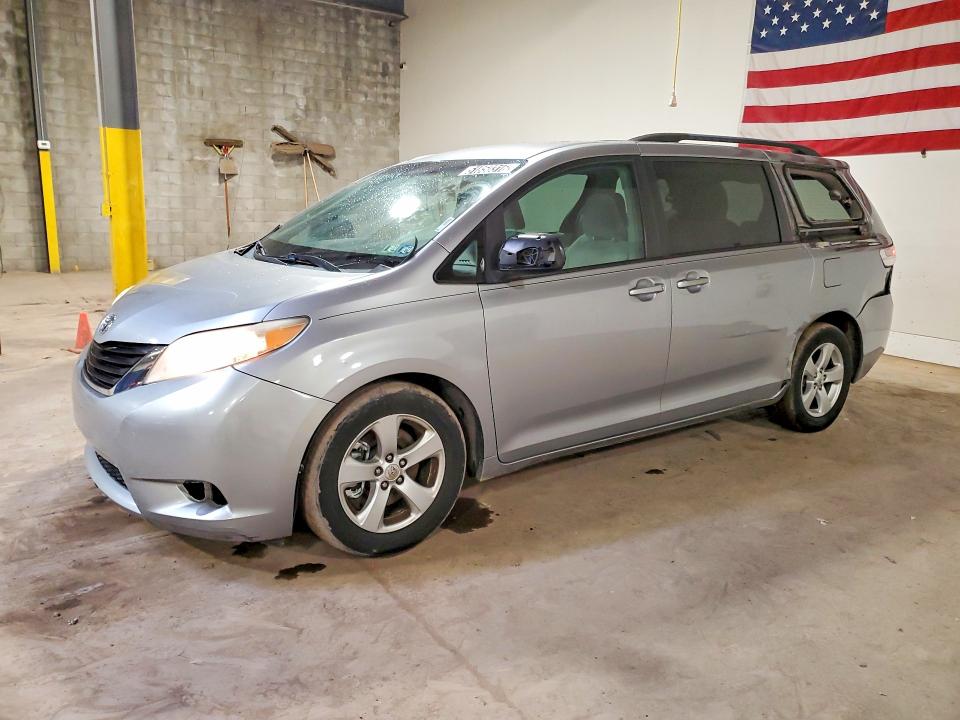 2011 Toyota Sienna VIN 5TDKK3DC2BS085710 COPART salvage auction — REAR END, IN - CERTIFICATE OF TITLE, sold $20 on 2026-07-28 (photo 1)