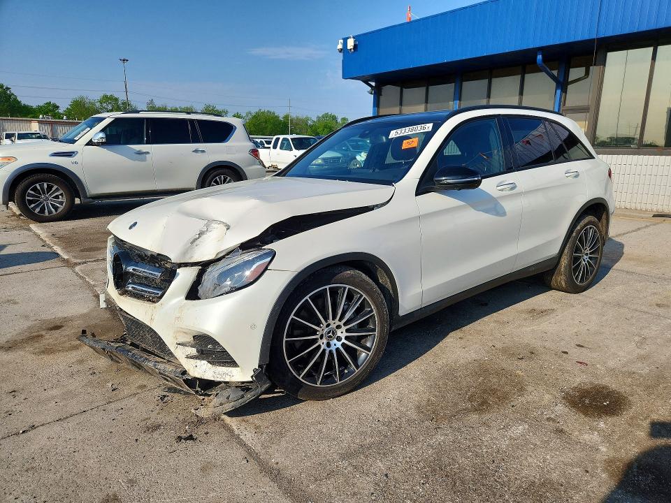 2018 Mercedes-benz Glc VIN WDC0G4KB4JV024284 COPART salvage auction — FRONT END, In - Cert Of Title-Salvage Title, sold $1,000 on 2026-07-27 (photo 1)