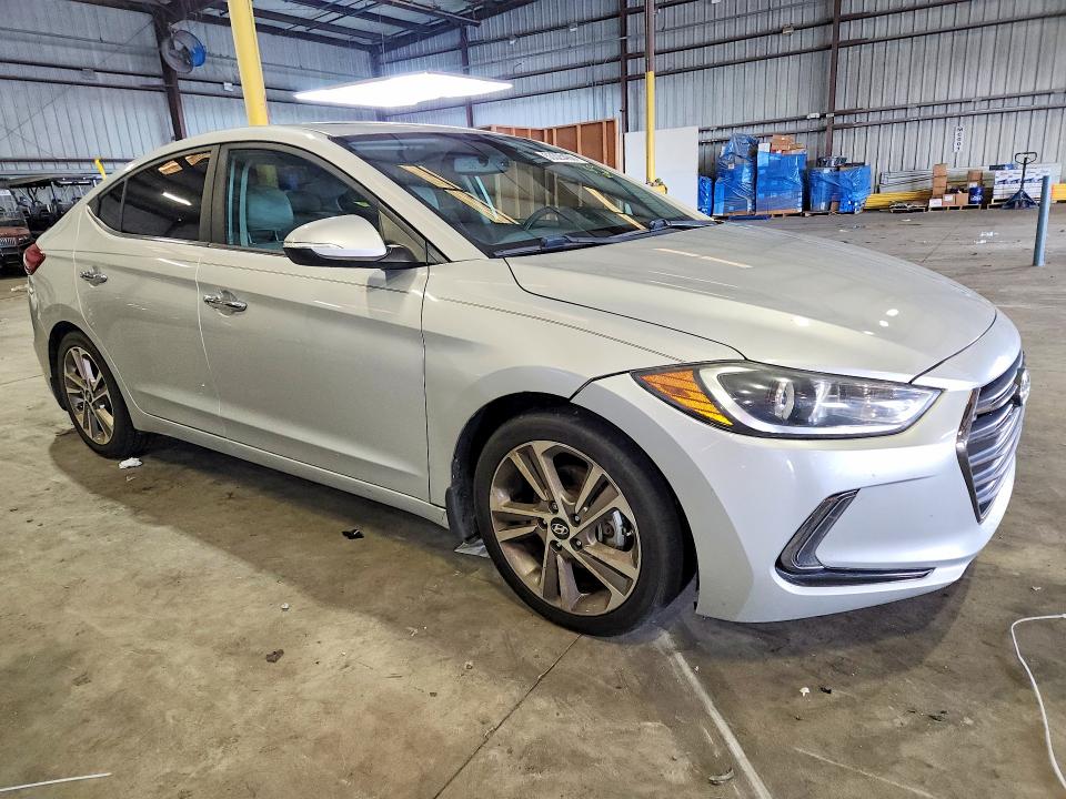 2017 Hyundai Elantra VIN 5NPD84LF8HH023221 COPART salvage auction — FRONT END, Mt - Certificate Of Title, sold $2,700 on 2026-07-20 (photo 4)