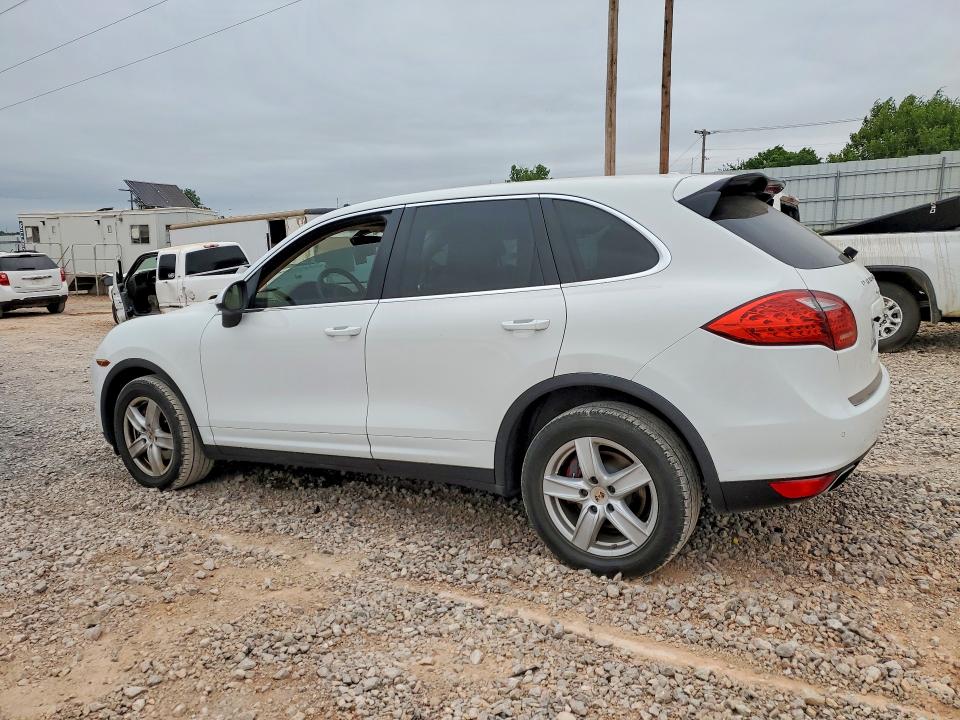 2012 Porsche Cayenne VIN WP1AA2A27CLA10538 COPART salvage auction — UNDERCARRIAGE, Ok - Cert Of Title-Salvage, sold $3,750 on 2026-07-16 (photo 2)