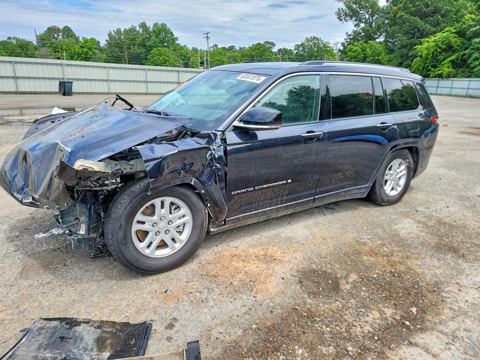 2023 Jeep Grand cherokee l VIN 1C4RJKDT4P8842422 COPART salvage auction — FRONT END, La - Cert Of Title-Reconstructed, sold $4,300 on 2026-07-02 (photo 1)