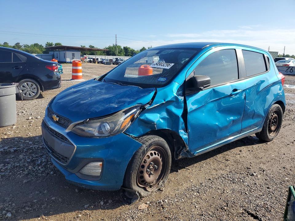 2019 Chevrolet Spark VIN KL8CB6SA9KC736347 COPART salvage auction — ALL OVER, Tx - Salvage Vehicle Title, sold $150 on 2026-07-30 (photo 1)