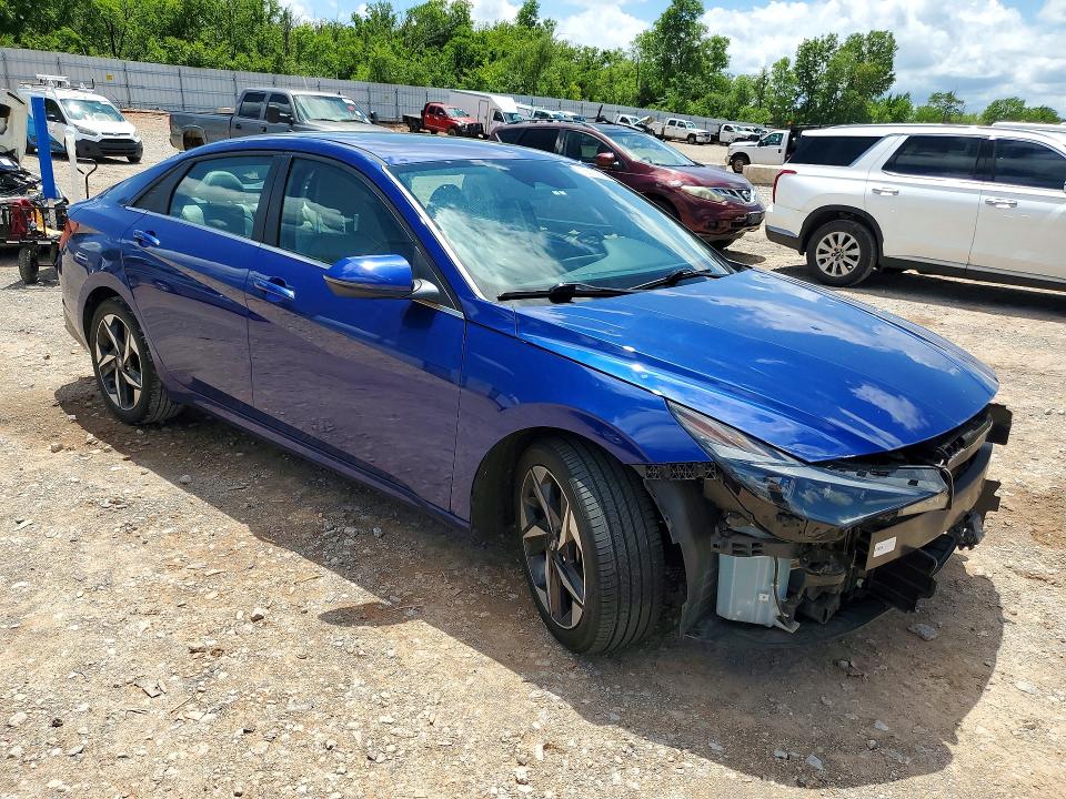 2021 Hyundai VIN 5NPLP4AG7MH026731 COPART salvage auction — FRONT END, Ok - Cert Of Title-Salvage, sold $4,800 on 2026-07-28 (photo 4)