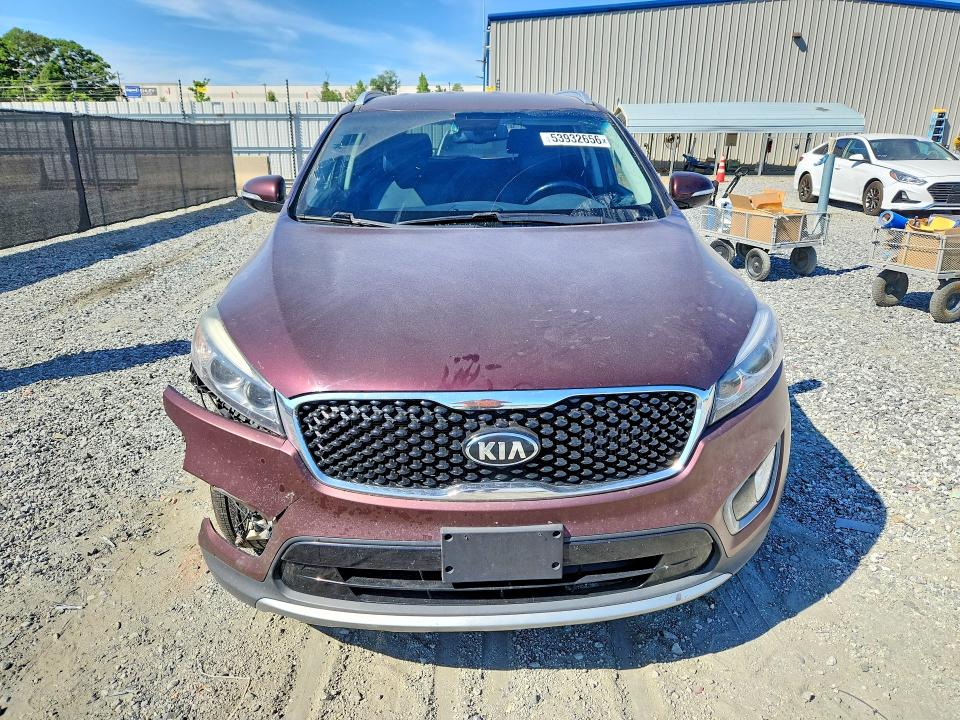 2016 Kia VIN 5XYPHDA12GG137175 COPART salvage auction — FRONT END, Nd - Certificate Of Title For A Veh, sold $2,850 on 2026-07-22 (photo 5)