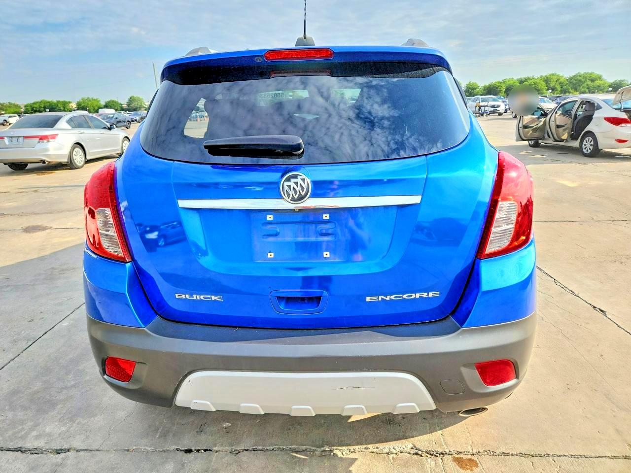 2015 Buick Encore VIN KL4CJASB6FB053047 COPART salvage auction — Front End, TX - SALVAGE VEHICLE TITLE, sold $925 on 2026-07-09 (photo 6)