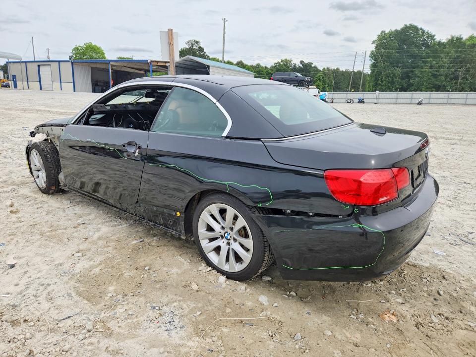 2013 BMW 3er VIN WBADW7C57DE732373 COPART salvage auction — FRONT END, Ga - Cert Of Title-Salvage, sold $2,100 on 2026-07-08 (photo 2)