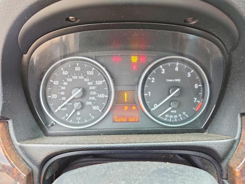 2008 BMW 3er VIN WBAVA37588NL44693 COPART salvage auction — REAR END, Wv - Salvage Certificate, sold $80 on 2026-07-08 (photo 9)
