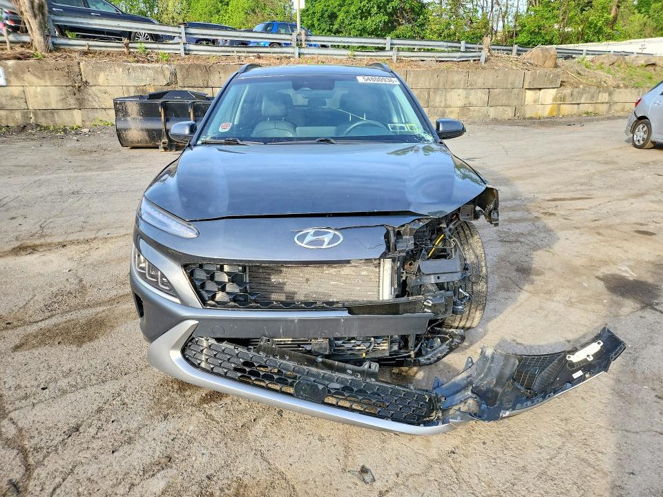 2022 Hyundai VIN KM8K53A3XNU889065 COPART salvage auction — FRONT END, Ny - Mv-907A Salvage Certificate, sold $4,400 on 2026-07-09 (photo 5)